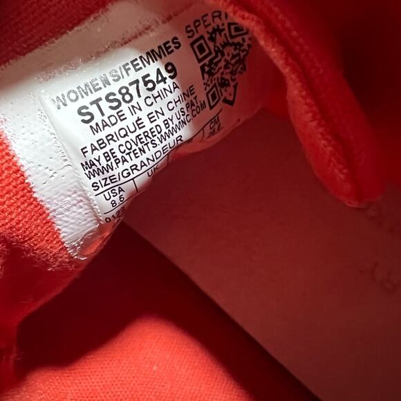 Sperry x Rebecca Minkoff washed hi top canvas sneaker Womens Sz 8.5 - Picture 7 of 8